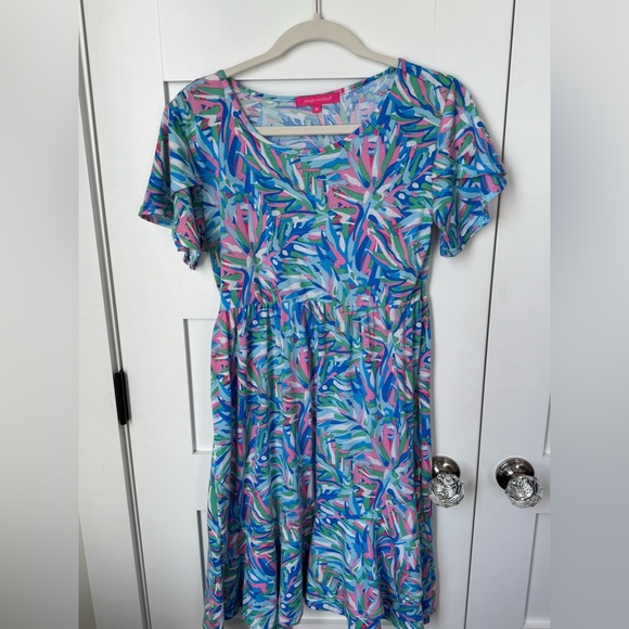 Simply Southern Women’s Tropical Print Dress size medium - Picture 5 of 8